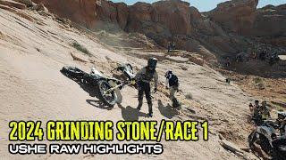 AMATEURS SEND IT at 2024 Grinding Stone Hard Enduro, Race 1 | USHE RAW Highlights