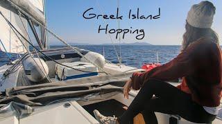 37. Greek Island hopping on our sailboat | Sailing from Milos to Paros | Sailing the Cyclades | Sail