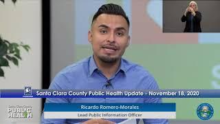 County of Santa Clara Public Health: Operating in the Purple Tier - November 18, 2020