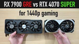 1440p GPU Showdown: RX 7900 GRE vs RTX 4070 SUPER