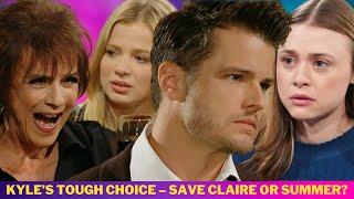 Jordan Forces Kyle To Choice! Save Claire or Summer! The Young and the Restless Spoilers Unveiled!