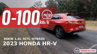 2023 Honda HR-V e:HEV hybrid 0-100km/h & engine sound
