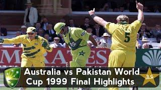 Australia vs Pakistan Final | World Cup | 1999 at Lord`s,