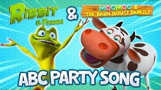 ABC Party Song | With Ribbit & Friends And MooMoo & The Barn House Family | #NurseryRhymes