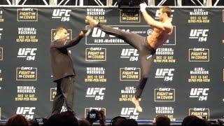 UFC 194: Open Workout Highlights