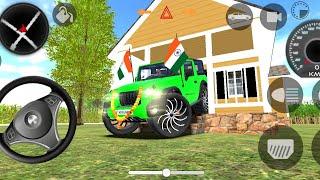 Dollar (Song) Modified Mahindra Green Thar|| Indian Cars Simulator 3D || Android Gameplay