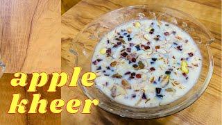 How to make apple kheer // kids favourite // quick recipe