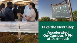 The Dartmouth accelerated on-campus Master of Public Health