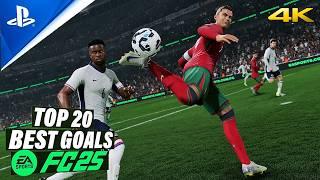 FC 25 | TOP 20 SCORPION KICK GOALS | PS5 4K