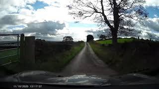 Driving Jebb's Lane through Alport Heights to Shining Cliff Woods in Derbyshire