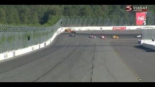 [HD] Fatal crash for Justin Wilson in indycar (RIP) - Pocono Speedway 2015