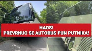 HAOS! PREVRNUO SE AUTOBUS PUN PUTNIKA!