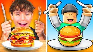 JE MANGE COMME DANS BROOKHAVEN PENDANT 24H !! (Avec Nexxey)