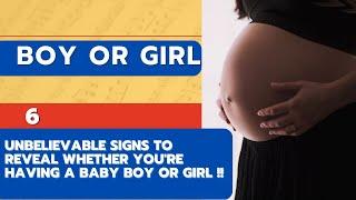 Signs and Symptoms of Having a  Baby Boy or Girl | Early Signs of Boy or Girl | MYTH  vs  REALITY