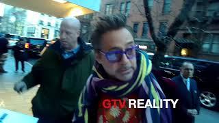 Robert Downey Jr. signing autographs on GTV Reality