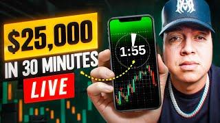 Watch Me Make $25,000 in 30 Minutes Trading Forex (Start to Finish)