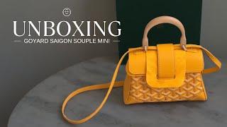 Unboxing Goyard Saigon Souple Mini | Confidential Couture #goyard #short #preloved #luxury #unboxing