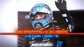Max Verstappen 2024 4K upscaled scenepack || Made By King F1
