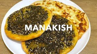 Manakish | How To Make  Za'atar and Cheese Manakish with Perfect Dough Recipe | Zaika with Zarreen