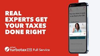 How TurboTax Live Full Service Works - Real Expert Does Your Taxes