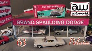 Unboxing Auto World 1963 Dodge Polara 500 Max Wedge & Hot Wheels 100% 63 Plymouth