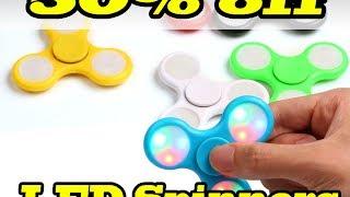 Fidget Spinners LED lighted spinners stress relief