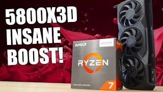 You will want to upgrade your CPU after this… Ryzen 7 5800X3D.