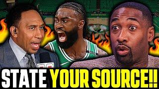 Gil's Arena Reacts To Jaylen Brown CHECKING Stephen A