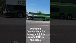 Brampton,Ontario Canada favorite destination for immigrant.Jobs is easy to find here.