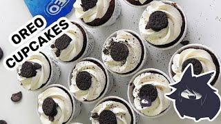 Making Oreo cupcakes with Miss Circle #Recipe #oreo