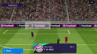 best own goal of sule in 91th minute and I won the match