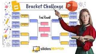 Create A Tournament Bracket in PowerPoint or Google Slides | March Madness!