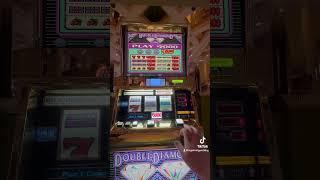 $5000 per spin! Double Diamond! The biggest bets you will find on the Internet!! #gambling #casinos