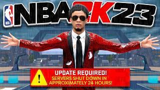 I Returned to NBA 2K23 For The Last Day.. (SERVERS SHUT OFF)