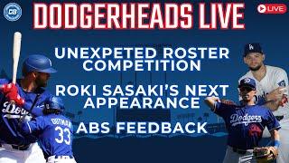 DodgerHeads Live: Dodgers roster cuts, position battles, Roki Sasaki's upcoming game & more