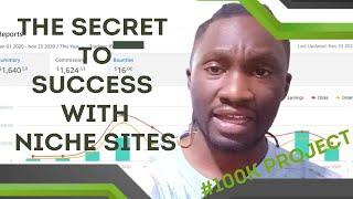 Niche Site Case Study: 100K Project (The No.  1 Secret to Success With Niche Sites)