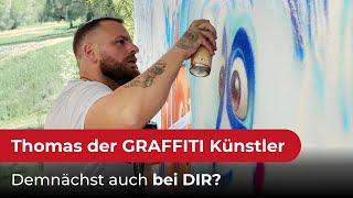 MEGA - Thomas der GRAFFITI Künstler in Aktion. Demnächst auch bei DIR? Er verschönert die Ogata.