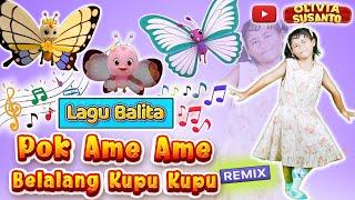 Pok ame ame belalang kupu kupu (Remix) | Lagu anak balita terpopuler - Olivia Susanto #laguanak #fyp