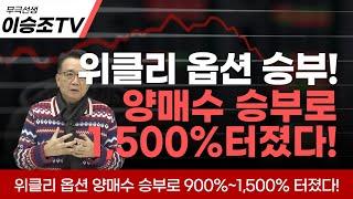 위클리 옵션 초대박! 양매수 승부로 900%~1,500% 대박 터졌다! [파생 무료 특강]
