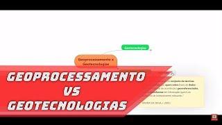 Geoprocessamento não é sinônimo de Geotecnologias!