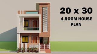 Simple house plan,3D 20 by 30 ghar ka naksha,3d makan ka naksha,new house design,house elevation