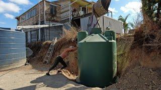 Installing a new septic tank