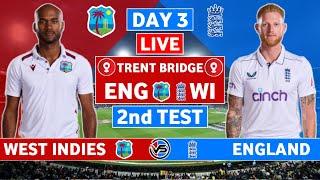 England vs West Indies 2nd Test Live Scores | ENG vs WI 2nd Test Day 3 Live Scores & Commentary