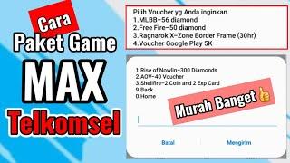 GameMAX ! Cara Daftar Paket Game Telkomsel Murah 2021 ( ML, FF, Ragnarok, AOV, Rise of Nowlin )