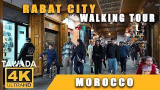 RABAT City 4K UHD Walking Tour, Morocco 