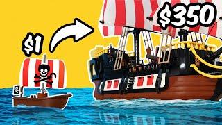 Cheap vs Expensive LEGO Pirate Ship