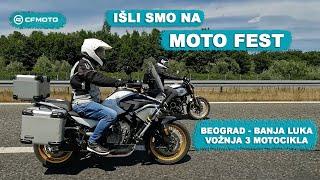 Sa 3 CFMOTO motocikla na MOTO FEST