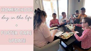 **A Day in the Life of Homeschooling 6 Kids | Foster Care Updates**