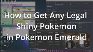 How to Get Any Shiny Pokemon in Pokemon Emerald (il)Legally || 3rd Gen PKHeX Tutorial