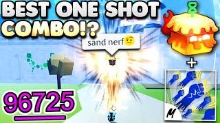 Sand Has The EASIEST BEST One Shot COMBO... (Blox Fruits)